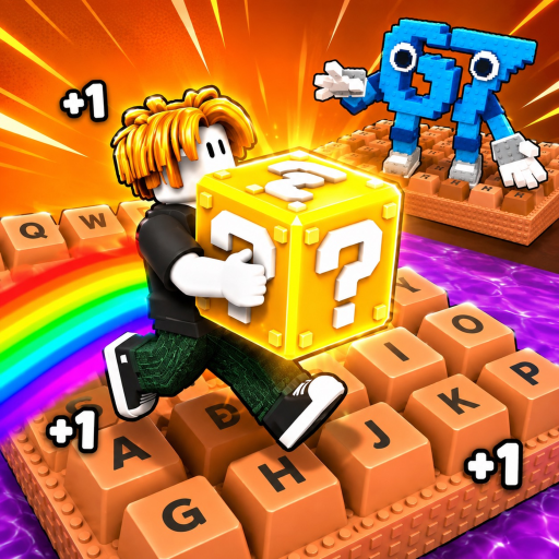 +1 Speed Escape to Upgrade Lucky Block Roblox game artwork